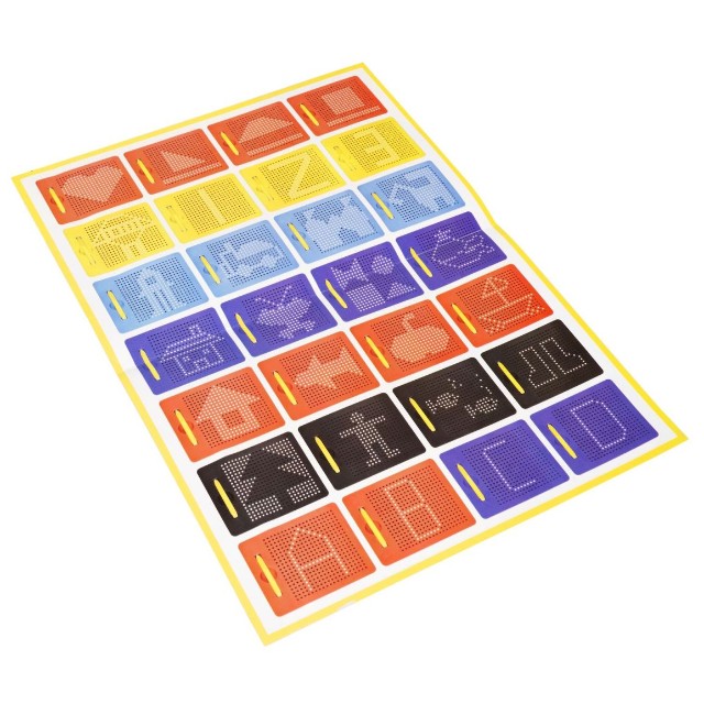 Игра Мозаика 380 фишек в планшете Магнитные крапинки чёрные Превью 2