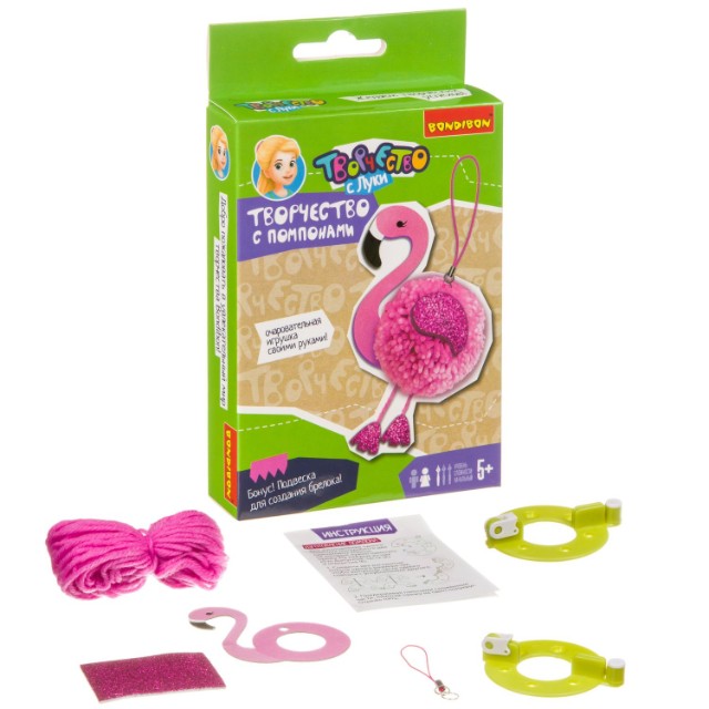 Творч Помпоны Фламинго Превью 2