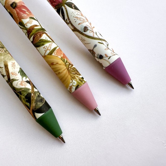 Ручка шариковая синяя BV ArtClick Flora. Bloom flowers 0,5мм Превью 1