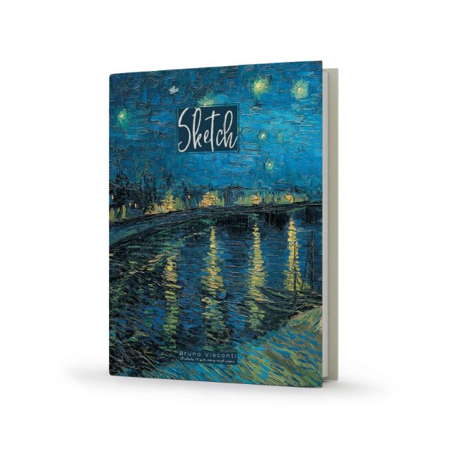 Скетчбук 184*257мм 120л BV Бежевый 110гр (3 вида)