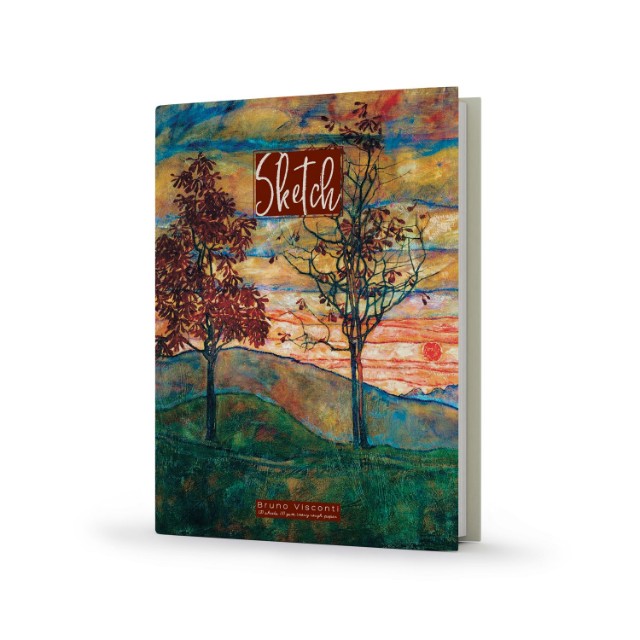 Скетчбук 184*257мм 120л BV Бежевый 110гр (3 вида) Превью 3