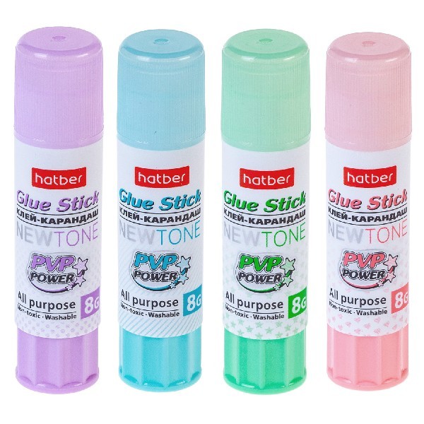 Клей-карандаш 8гр Hatber NEWtone Превью 1