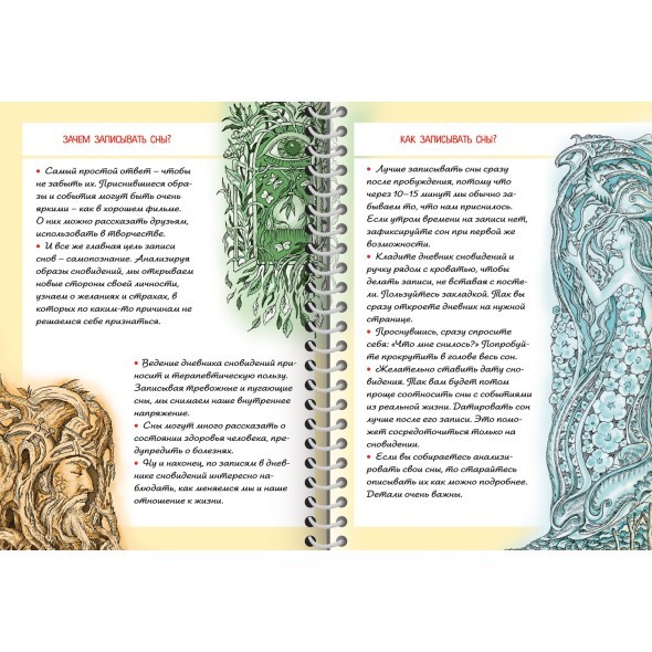 Зап. книжка д/девочек А5 64л спир Дневник моих сновидений Звездопад Превью 3
