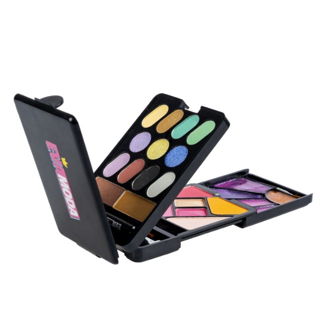 Набор детской декоративной косметики Bondibon Eva Moda тени для век-13шт, блеск для губ-5шт., румяна-6шт. Превью 3