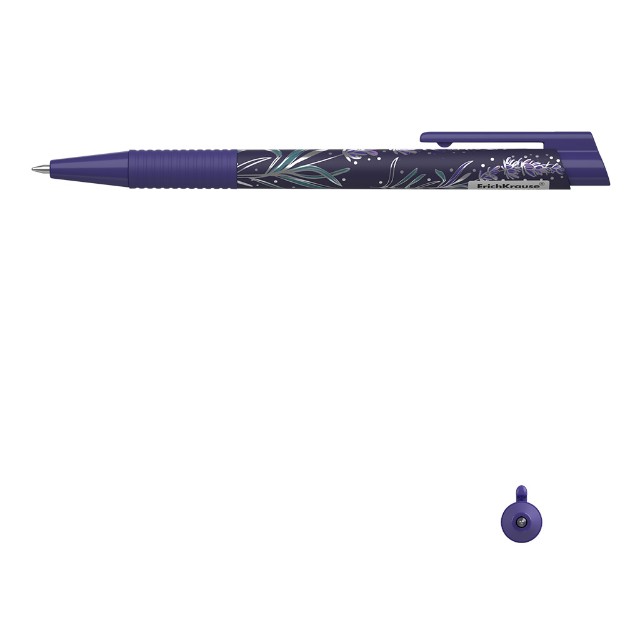 Ручка шариковая синяя EK Lavender Matic&Grip автомат Превью 5