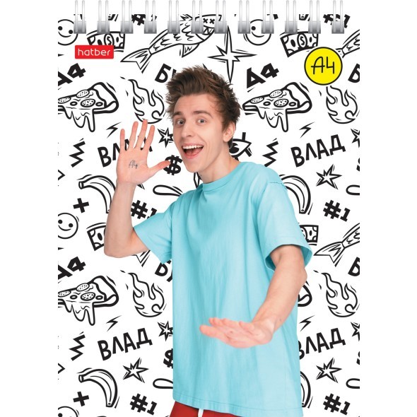 Блокнот А6 40л кл спир Влад А4 Превью 1