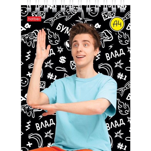 Блокнот А6 40л кл спир Влад А4 Превью 5