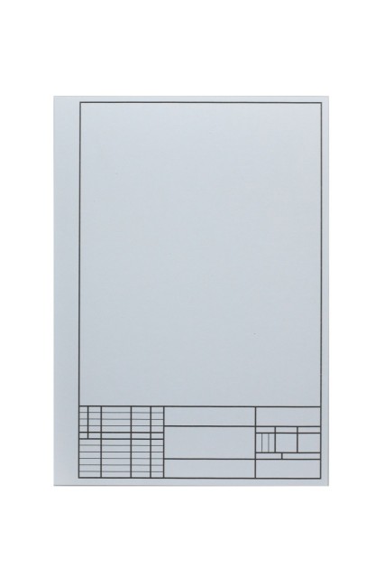Папка для черчения А4 верт/рамка 7л Превью 2
