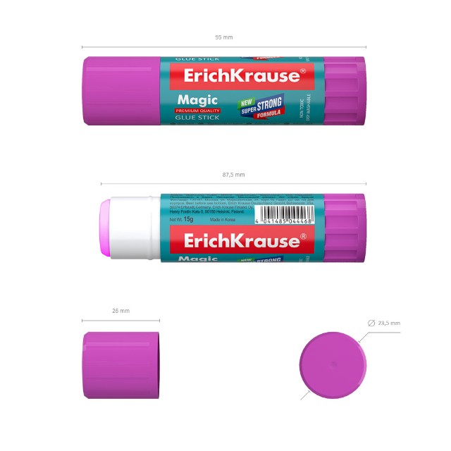 Клей-карандаш 15гр EK Magic цветной Превью 1