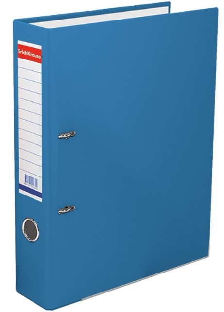 Папка-регистратор 50мм синий мет/окант разборный