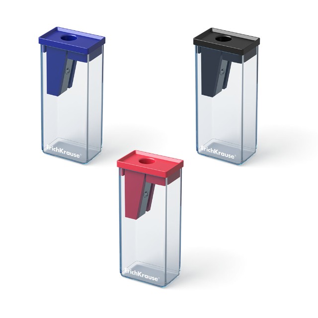 Точилка 1отв EK City прямоугольн. с контейнером Превью 5