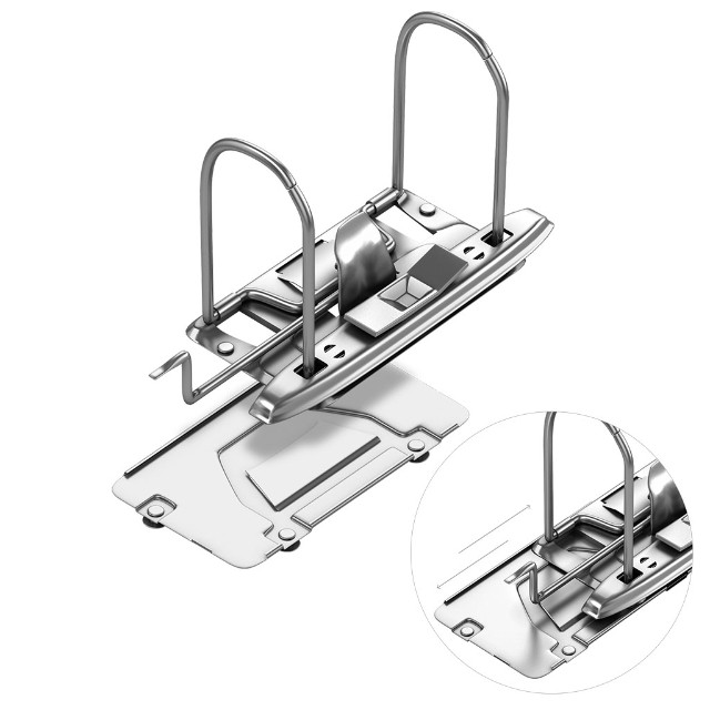 Папка-регистратор 70мм синий бумвинил разборный Превью 4