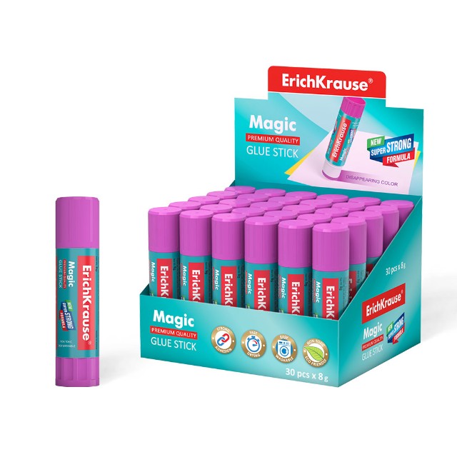 Клей-карандаш 8гр EK Magic цветной Превью 0