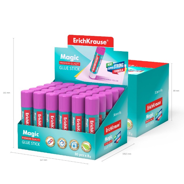 Клей-карандаш 8гр EK Magic цветной Превью 5