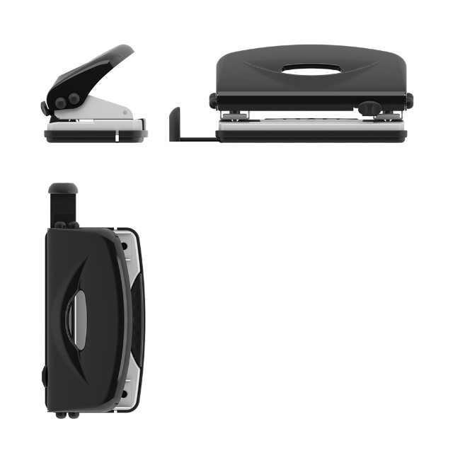 Дырокол 10л EK 5,5мм U10 Black Превью 2