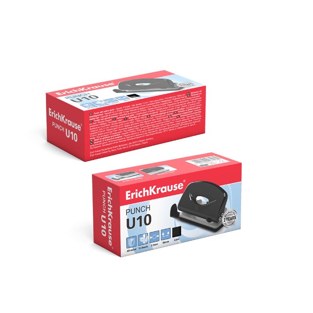 Дырокол 10л EK 5,5мм U10 Black Превью 3