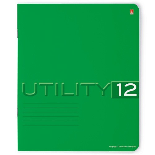 Тетрадь 12л линейка Однотонная. Utility ассорти Превью 10