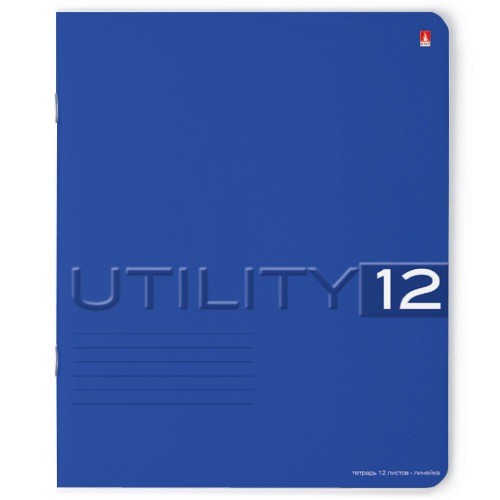 Тетрадь 12л линейка Однотонная. Utility ассорти Превью 11