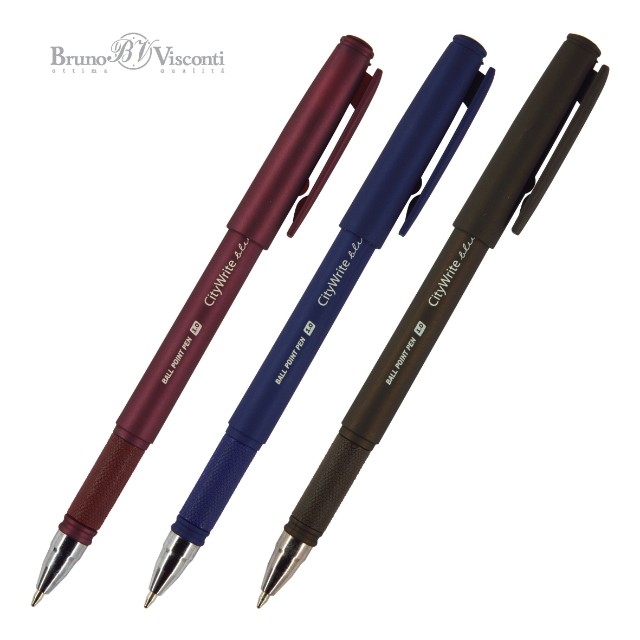 Ручка шариковая синяя BV CityWrite Original 1.0мм корпус