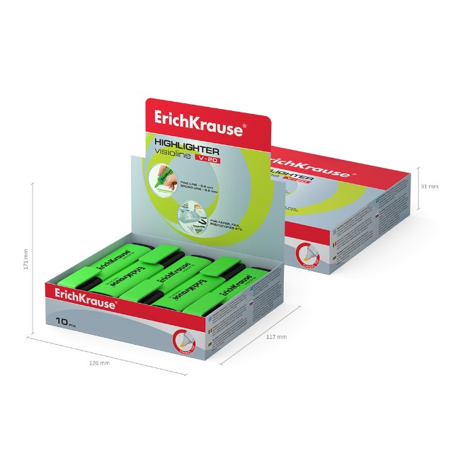 Маркер-выделитель зеленый Превью 4