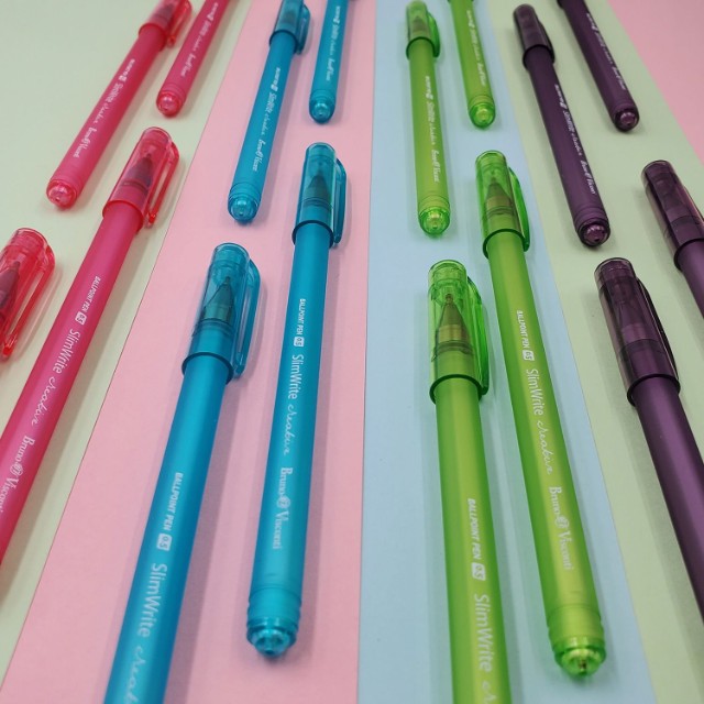 Ручка шариковая синяя BV SlimWrite Creative 0.7мм Превью 4