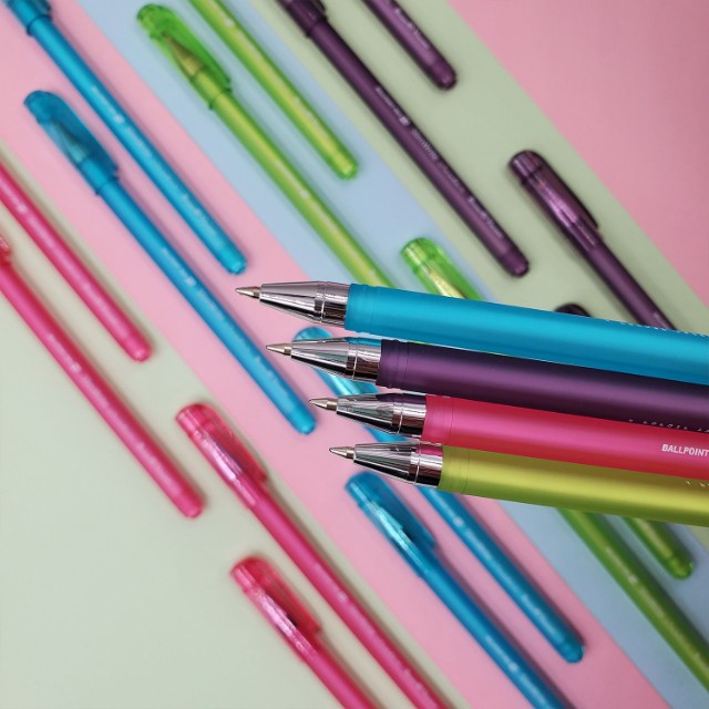 Ручка шариковая синяя BV SlimWrite Creative 0.7мм Превью 2