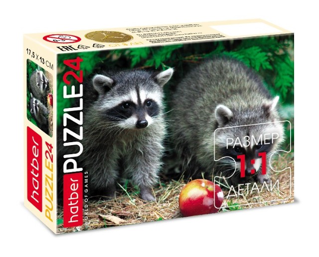 Пазл 24 Лесные жители 4вида Превью 2