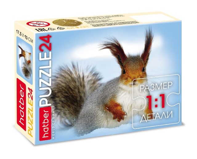 Пазл 24 Лесные жители 4вида Превью 3