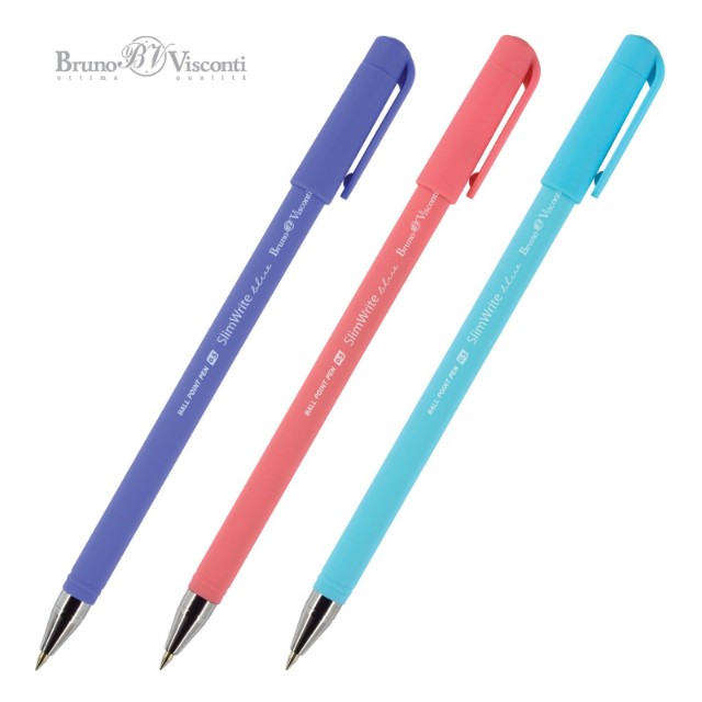 Ручка шариковая синяя BV SlimWrite JOY 0,5мм Превью 0