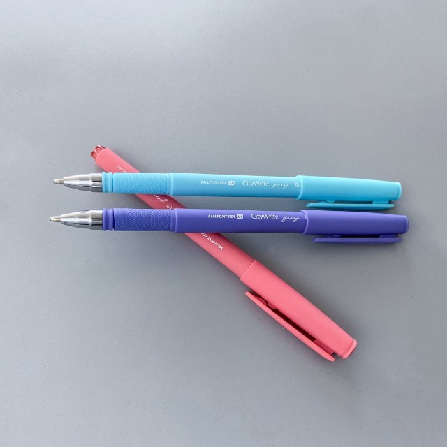 Ручка шариковая синяя BV CityWrite JOY 1,0мм Превью 3