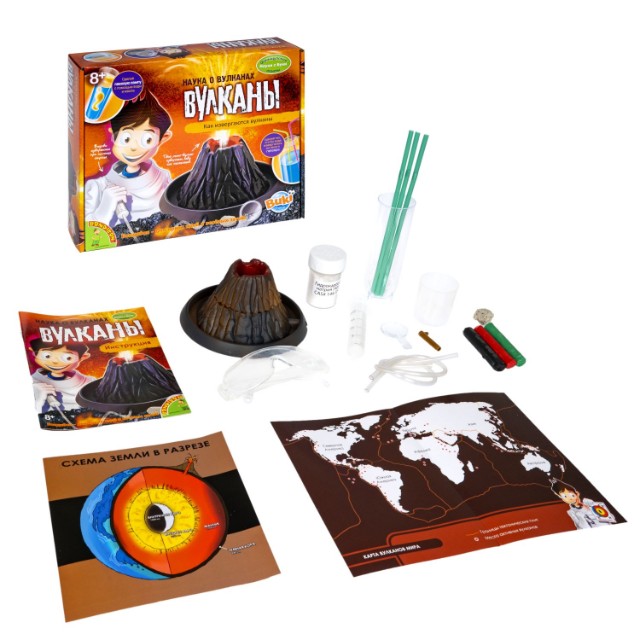 Набор для исследования Наука о вулканах: 8 эксперим. Превью 6
