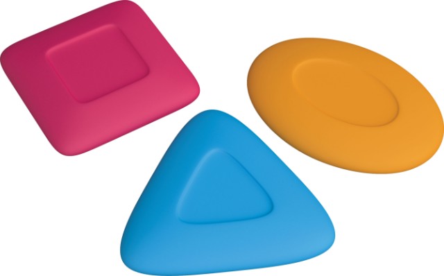 Ластик EK ABC цветной Превью 0