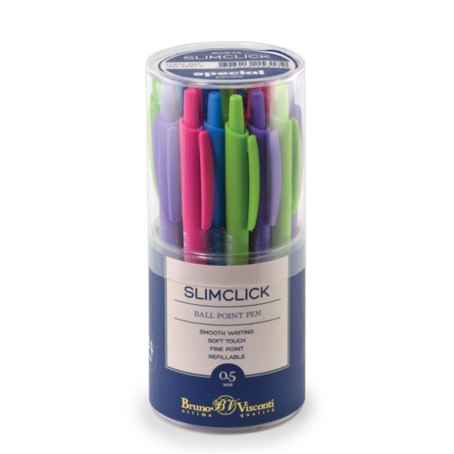 Ручка шариковая синяя BV SlimClick Special 0,5мм автомат Превью 8