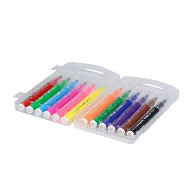 Фломастеры 12 цв BV Jumbo Junior 2 вида пл/уп Превью 2