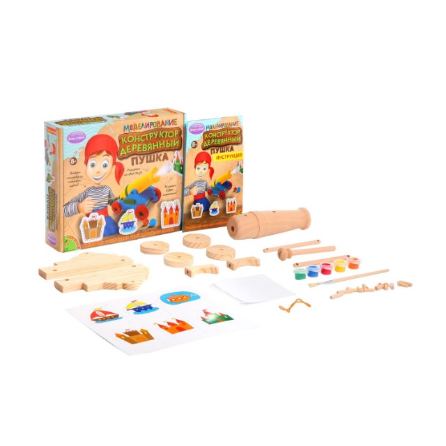 Творч Моделирование из дерева Пушка своими руками Превью 3