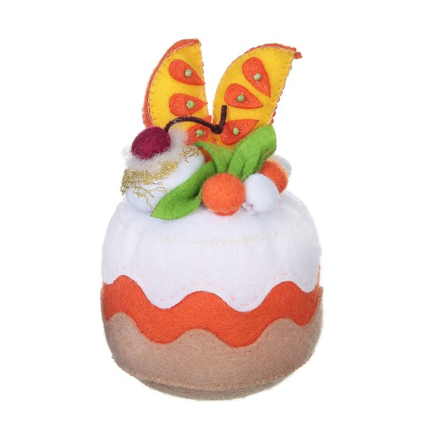 Творч Фетр Шьем сладости Пирожное Апельсин Превью 1