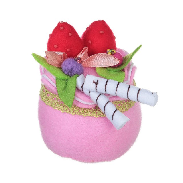 Творч Фетр Шьем сладости Пирожное Клубника Превью 2