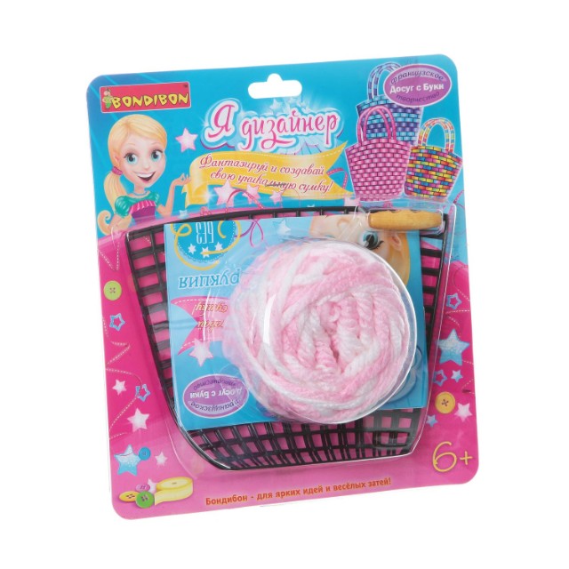 Творч Сделай сумку из акриловых нитей 20*15см