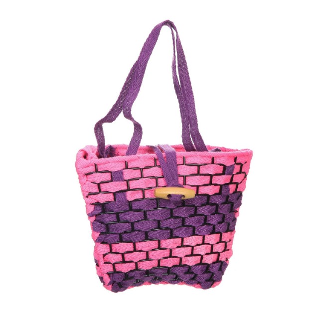 Творч Сделай сумку из акриловых нитей 20*15см Превью 3