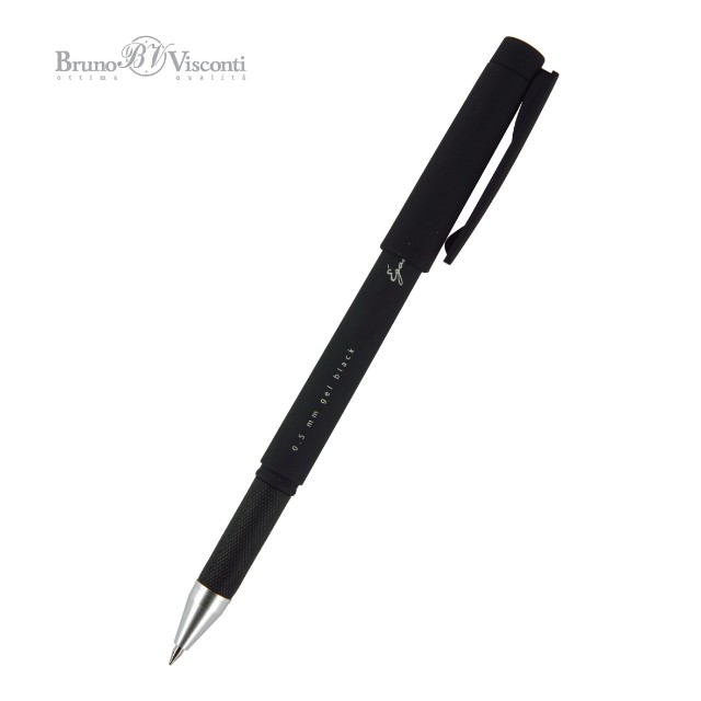 Ручка гелевая черная BV Egoiste 0.5 мм