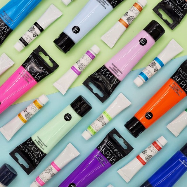 Набор Акриловые краски 24цв BV в тубах 12мл Превью 5