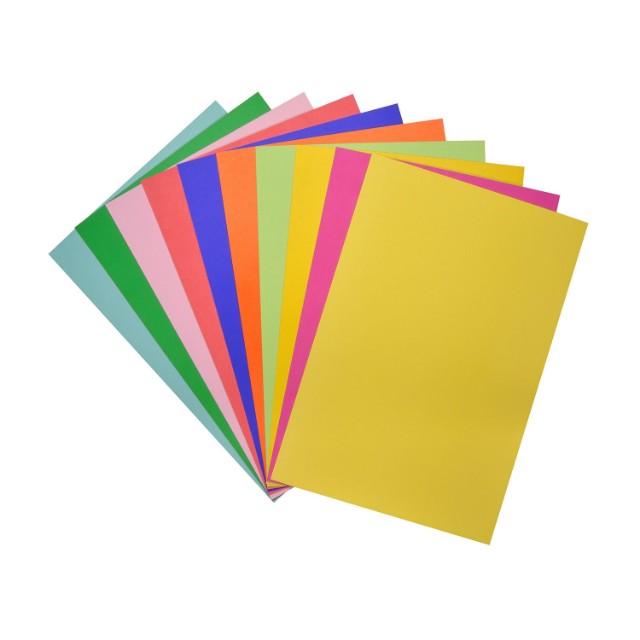 Картон цветной А4 10л 20цв мелов двусторон Превью 4