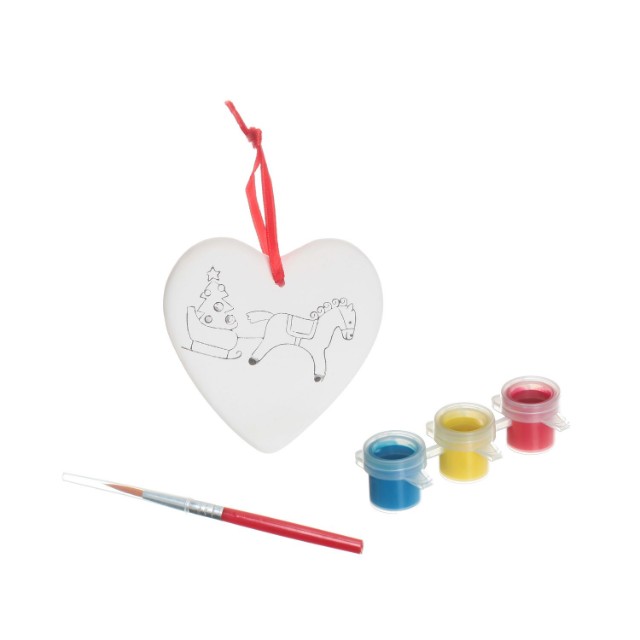 Творч Ёлочные украшения своими руками Сердце Превью 1