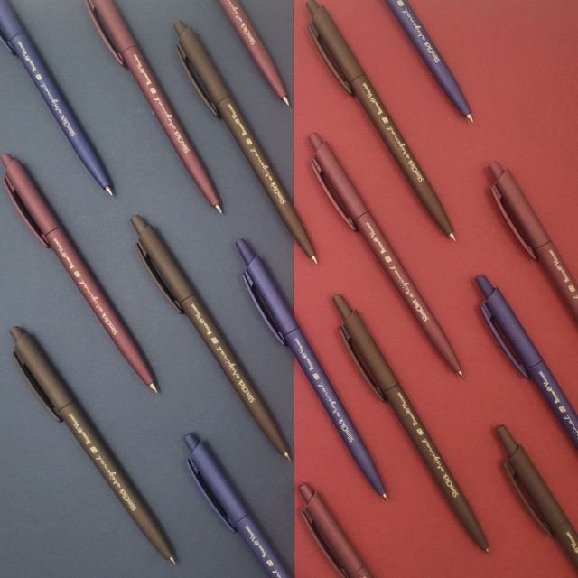 Ручка шариковая синяя BV SlimClick Original 0.5 автомат Превью 1