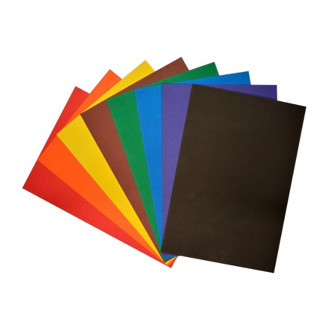 Картон цветной А4 8л 8цв мелов Hobby Time одност папка Превью 1