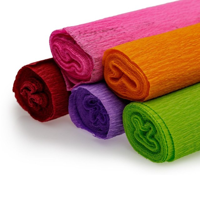 Творч Бумага креповая 50*250см флористика 90гр серая Превью 1