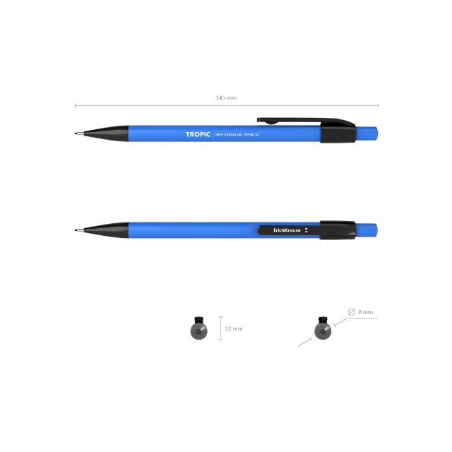 Карандаш мех. 0.5мм EK Tropic с/ластиком Превью 4