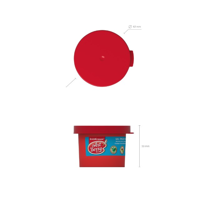 Гуашь пальчиковая 6цв EK Artberry гелевые Превью 5