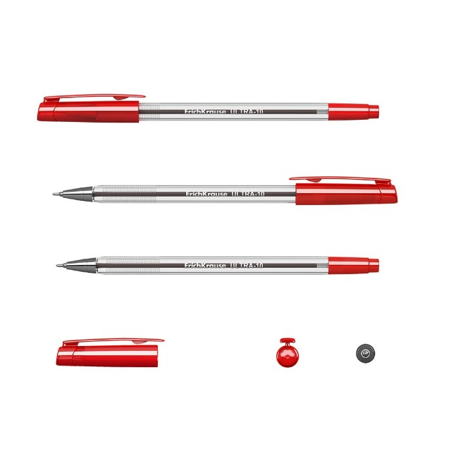Ручка шариковая красная EK Ultra L-10 0.26мм Превью 2