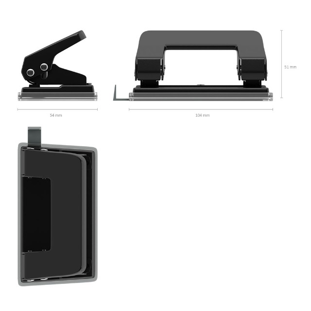 Дырокол 10л EK Quadro Превью 5